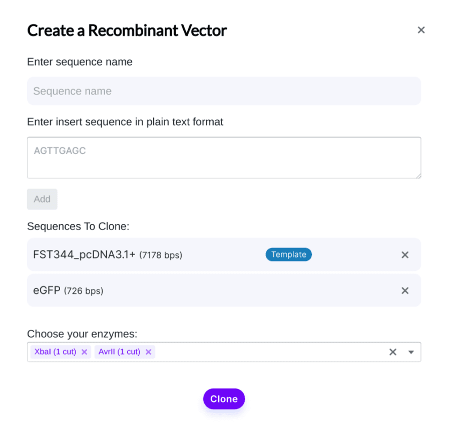 DNA cloning tool